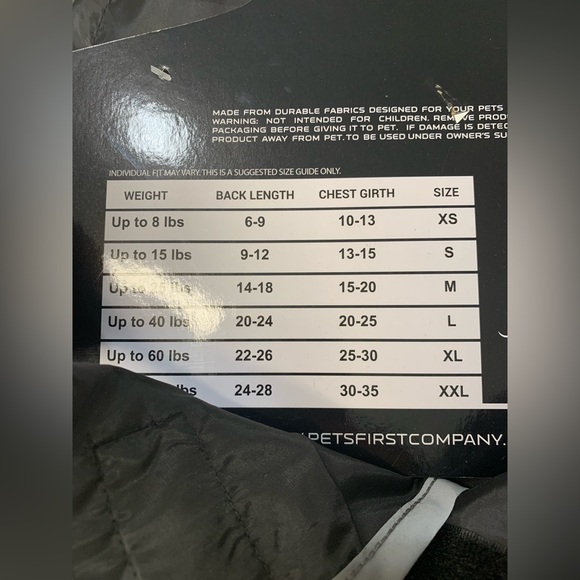 NFL Philadelphia Eagles Pet Jacket Size L - Picture 8 of 8